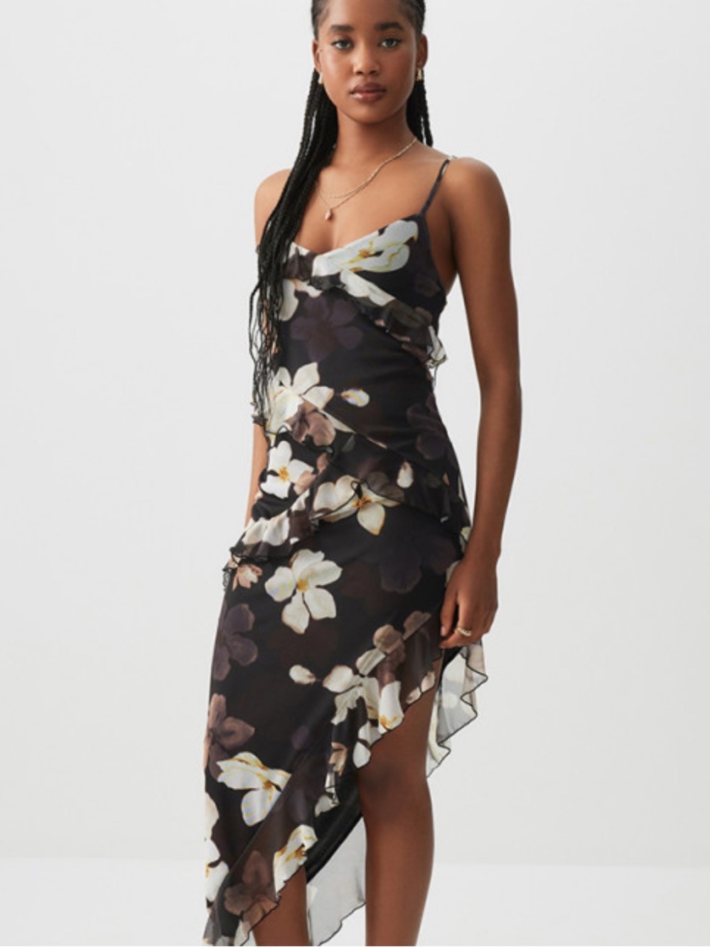 Ardene Floral Ruffle Dress